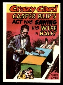 1961 Topps Crazy Cards #47 Casper Blips Act... NM - Picture 1 of 2