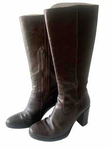 Botas Marca Italiana Stonefly Cuero y Tela Elástica Cremallera Punta Redonda EE. UU. 6.5 - Imagen 1 de 9