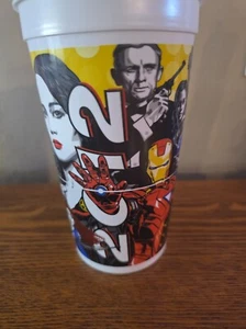 RARE 2012 Harkins Theatres Collectible 32 oz Plastic Cup - Picture 1 of 4