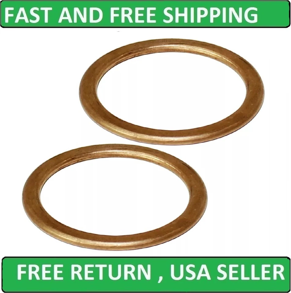 2 juntas de tubo de escape para Kawasaki Ninja 250R EX250F 1988-1990 1992-2007 Foto 1 de 1