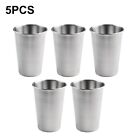 500ml Stainless Steel Drinking Mug Set Pack of 5 Ideal for Camping & Parties