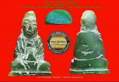 GUANYIM BODHISATTVA LP VIRIYOUNG WAT DHAMMONGKON 2536 JADE MÁGICO AMULETO TAILANDÉS REAL Foto 1 de 4