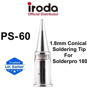 Punta per saldatura conica PRO IRODA 1,8 mm per ferro da stiro a gas butano Solderpro 180 PS-60 - Foto 1 di 1