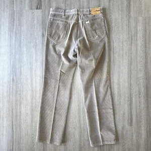 Vintage 70s LL Bean Pants Mens Brown 32.5x30 Corduroy 5-Pocket Talon Zipper USA - Picture 1 of 17