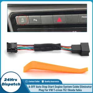 For VW T-Cross T6.1 Skoda Fabia Car Start Stop Engine System Cable Disable Plug - Picture 1 of 11