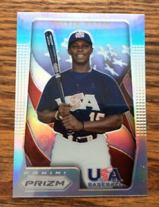 2013 Justin Upton Panini Prizm USA Baseball Card USA Card No. USA9