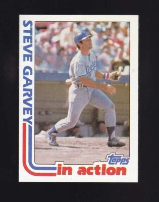 1982 Topps in Action Steve Garvey #180 Los Angeles Dodgers - Image 1 of 2