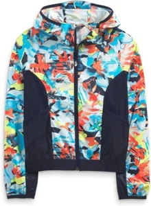The North Face Girl's Windwall Hoodie Jacket Tropical Camo Print XSMALL (6) - Picture 1 of 4