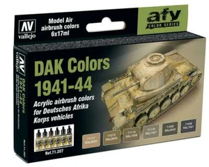 Vallejo VAL71207 DAK COLORS 1941-44 Paint Set New - Picture 1 of 2