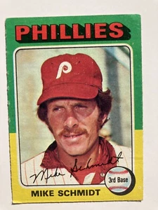 1975 Topps # 70 Mike Schmidt Philadelphia Phillies Ex - Picture 1 of 2