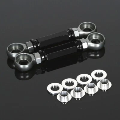 ESLABÓN DE BAJADA AJUSTABLE NEGRO PARA KAWASAKI NINJA ZX10R ZX6R ZX14R 250 400 300 Foto 1 de 4