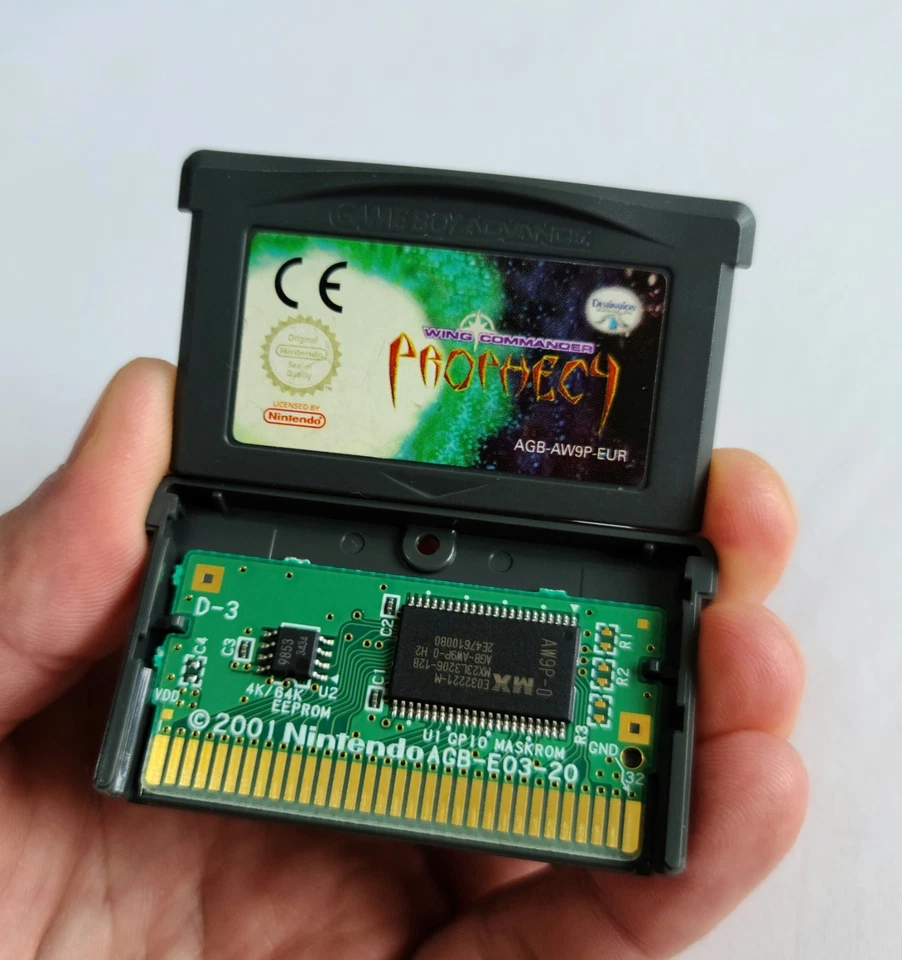 Wing Commander Prophecy Nintendo Game Boy Advance Protector Genuine GBA NDS PAL - Image 1 of 4