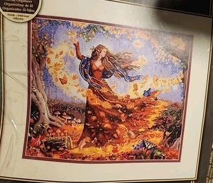 Dimensions Gold Collection Fall Fairy Counted Cross Stitch Kit 2012 W/Beads - Picture 1 of 5
