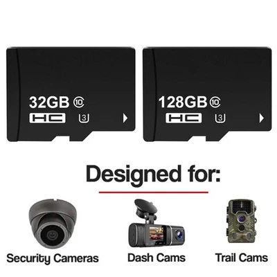 Memory Card 32GB 128GB Blank Digital Storage Media Electronic Memory for Camera - Image 1 of 4