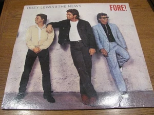 Huey Lewis And The News Fore! LP 1986 Chrysalis OV 41534 Lyrics - Picture 1 of 8