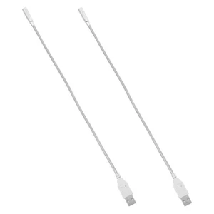 2 szt. Klawiatura Światło Lampa komputerowa Elastyczna USB Regulowana gęsia szyja - Zdjęcie 1 z 12