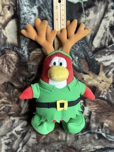 Disney Club Penguin Reindeer Elf Plush Stuffed Animal Toy 2009 NO Coin - Picture 1 of 4