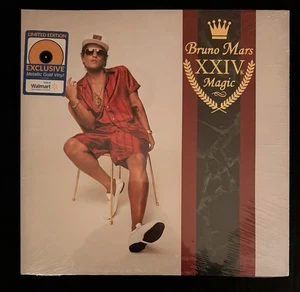 Bruno Mars –XXIVK Magic - Gold Vinyl - New & Sealed - Picture 1 of 3