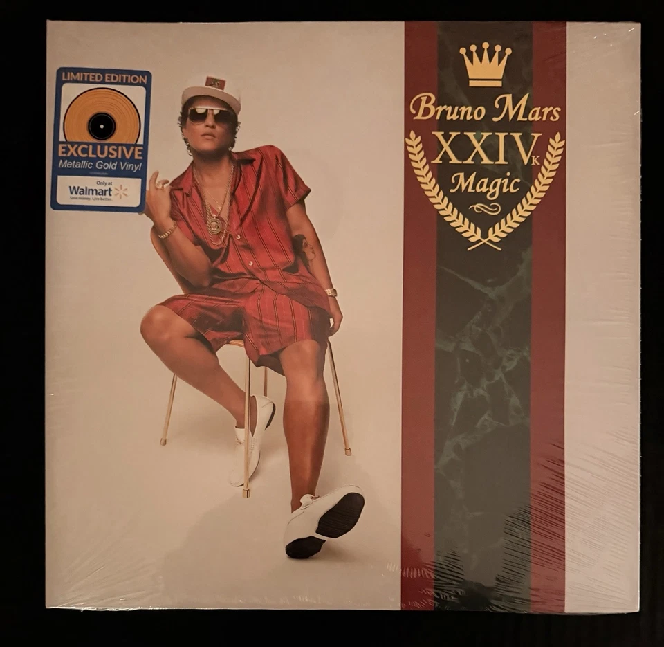 Bruno Mars –XXIVK Magic - Gold Vinyl - New & Sealed - Image 1 of 3