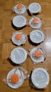 10er Pack 4 Zoll 12W Slim LED Deckeneinbauleuchte 4000K, AC 110V, weiß  - Bild 1 von 3