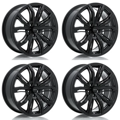 4 Rines 16" Negro de Aleación para Kia Forte Rondo 2007-2024, RTX4792 5x114.3 5B - Image 1 of 4