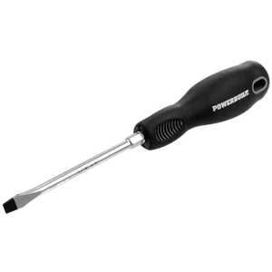 Powerbuilt 1/4 x 4 Inch Slotted Screwdriver with Double Injection Handle- 646134 - Picture 1 of 1