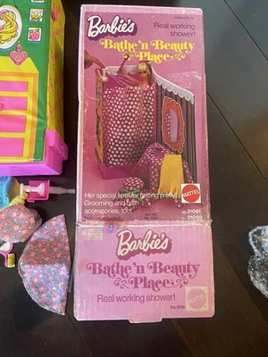 Barbie Bathe'n Beauty Place Set Vintage 1975 de Mattel 31091 (leer)  Foto 1 de 4