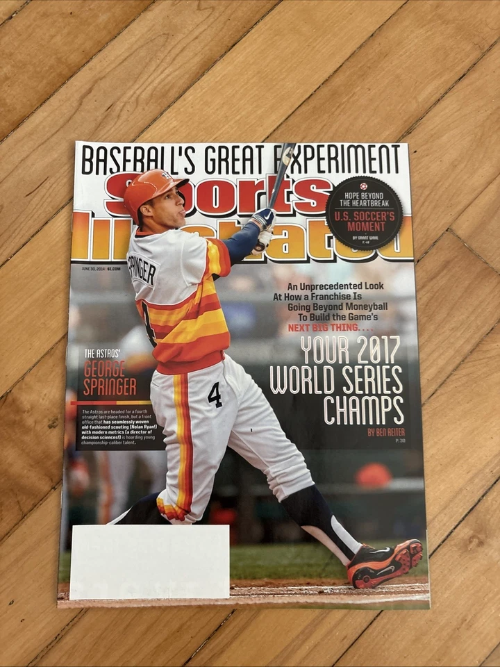 Sports Illustrated HOUSTON ASTROS World Series Springer Prediction Issue 6/30/14 - Image 1 of 2