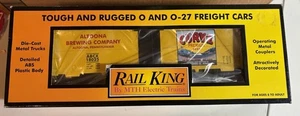 MTH Rail King O Curve Beer Reefer Altoona Brewing Co #18025 NIB 30-7843 - Picture 1 of 2