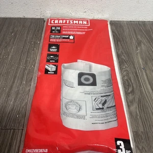 Craftsman CMXZVBE38749 Allzweck Staubsaugersammelbeutel 16-20gl #M4B - Bild 1 von 2