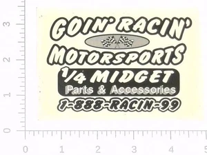 Goin' Racin' Motorsport Autoteile Werbung Aufkleber Sticker - Bild 1 von 1