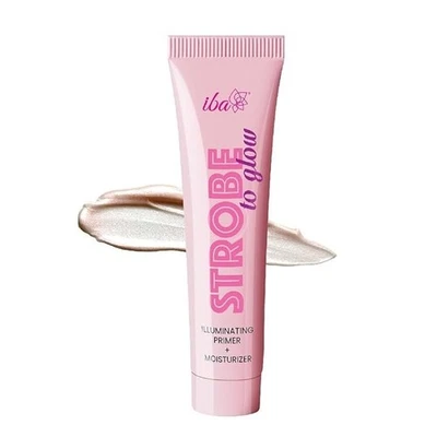Iba Strobe to Glow Illuminating Primer + Moisturizer, 25gm | Skin Radiance Cream - Image 1 of 4