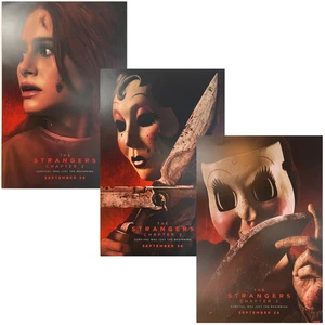 SDCC 2025 The Strangers Chapter 2 Movie Poster Set | 13in x 19in | See Images - Picture 1 of 4
