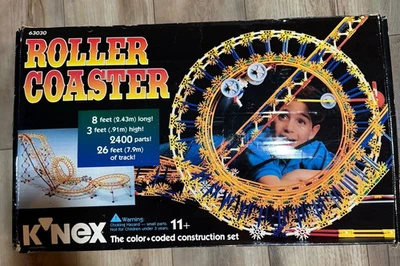 Vintage KNEX Classic Roller Coaster 63030 INCOMPLETE but  Sealed - Image 1 of 2