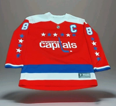 Camiseta deportiva retro Washington Capitals Ovechkin #8 juvenil talla L/XL clásica alternativa Foto 1 de 4