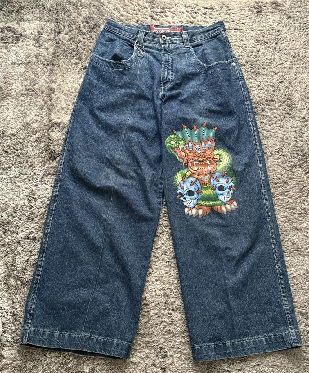 Cotton Regular 34 Size JNCO Jeans for Men for sale | eBay
