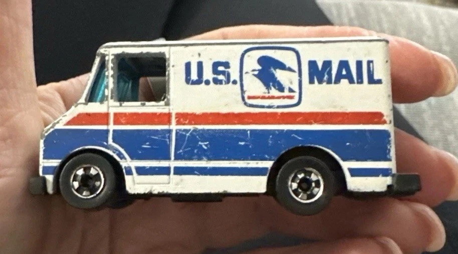 Vintage 1976 Hot Wheels U.S. Mail Truck – Made in Hong Kong, Die-Cast Postal Van - Image 1 of 4