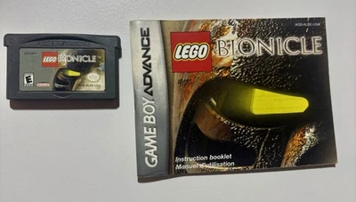 Lego Bionicle GBA (Nintendo Game Boy Advance, 2001) - Testado Funciona com Manual - Imagem 1 de 4