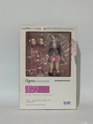 Figma Overwatch D.VA Academy Skin Ver. Figure Max Factory #492  New Sealed Rare - Image 1 of 4