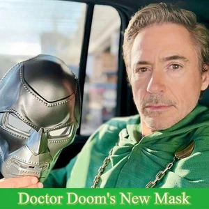 Marvel Avengers 5 Doctor Doom New Mask Halloween Cosplay Performance Gift Toy - Picture 1 of 8