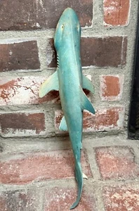 Vintage Great White Shark Jaws 13” Rubber  Toy Figure - Picture 1 of 10