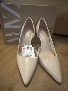 Zapatos beige Narciso Rodríguez para Zara nuevos con etiquetas Reino Unido 6/39 - Imagen 1 de 8