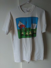 Vintage 1990 Jerry Van Amerongen The Neighborhood Cartoon YARD SALE SHIRT LARGE