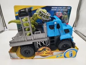 Imaginext Jurassic World Dominion Thrashing Action Break Out Dino Hauler - Picture 1 of 4