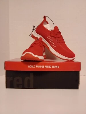 Zapatos deportivos/jogger Marc Ecko Red Rhino para mujer de malla roja talla 6-10 ~ ¡Nuevos en caja!  Foto 1 de 4