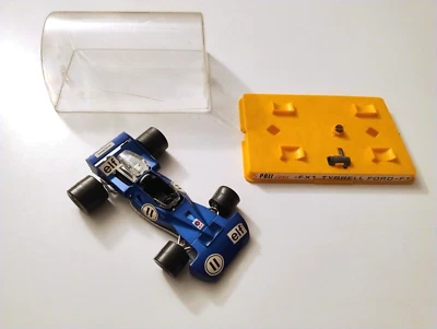 Politoys FX1 TYRRELL FORD F1 1/25 ottimo con espositore Made in Italy anni '70 - Immagine 1 di 4