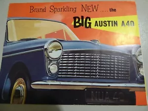 Austin A40 Farina saloon , car sales brochure fold out - Picture 1 of 2