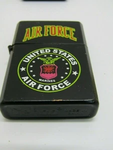 OLD NEVER USED LIGHTER AIR FORCE UNITED STATES COLLECTIBLE TOBACCO - Picture 1 of 2