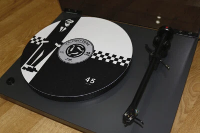 Turntable Slipmat Ska label Walt Jabsco 12" Felt