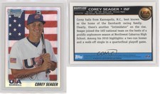 2010 Bowman Draft Chrome Draft Picks Refractor Corey Seager #BDPP108